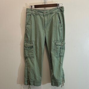Jag Jeans Olive Stretch Capris Size 8